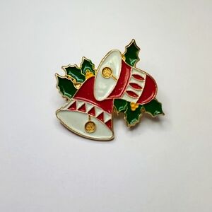 Christmas bells pin